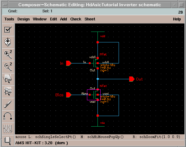 Cadence Inverter with wire