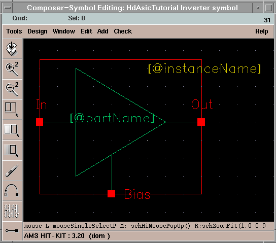 Cadence Inverter Symbol