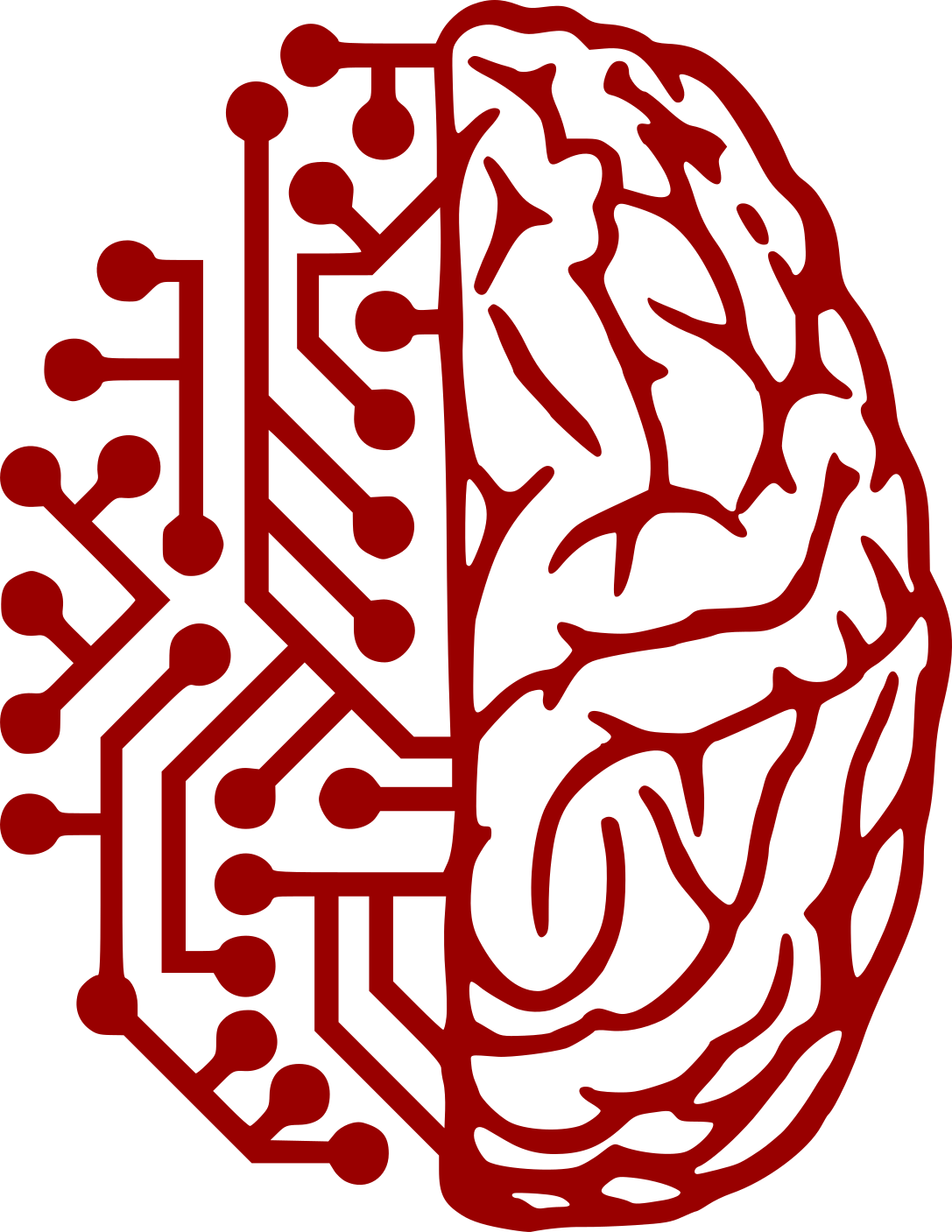 Logo of the Electronic Vision(s) group: A schematic view of the brain; the left hemisphere is styled as an electronic circuit.
